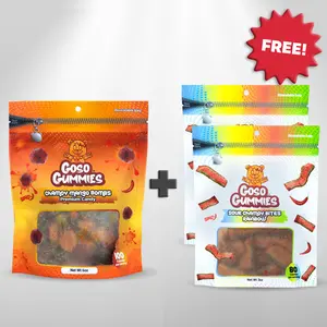 Viral Chamoy Mango Gusher Bombs + 2 FREE Sour Rainbow Chamoy Bites Bags - Viral Candy Deal – Free Gift