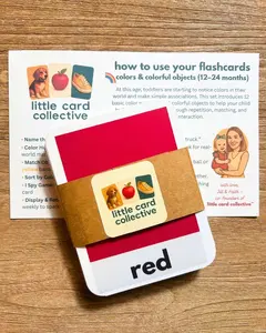 Montessori Color Flashcards for Toddlers | Real Photos | 32 Educational Cards with Colors & Colorful Objects | Learn Red, Blue, Yellow & More | Great for Ages 1–3 | Preschool, ESL, SLP, Homeschool Learning Tool