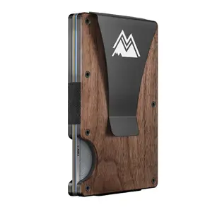 Minimalist Wallet for Men - Slim RFID Wallet I Scratch Resistant, Credit Card Holder & Money Clip, Easily Removable Money & Cards, Mens Wallets minimalist wallet