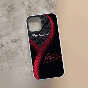 The Budweiser Mandala Phone Case, Beer lover Cover For Iphone 8 to 16 Pro Max, Rugged Protective Case, Classic Lager Gift, Phone Gift, Unique Accessories