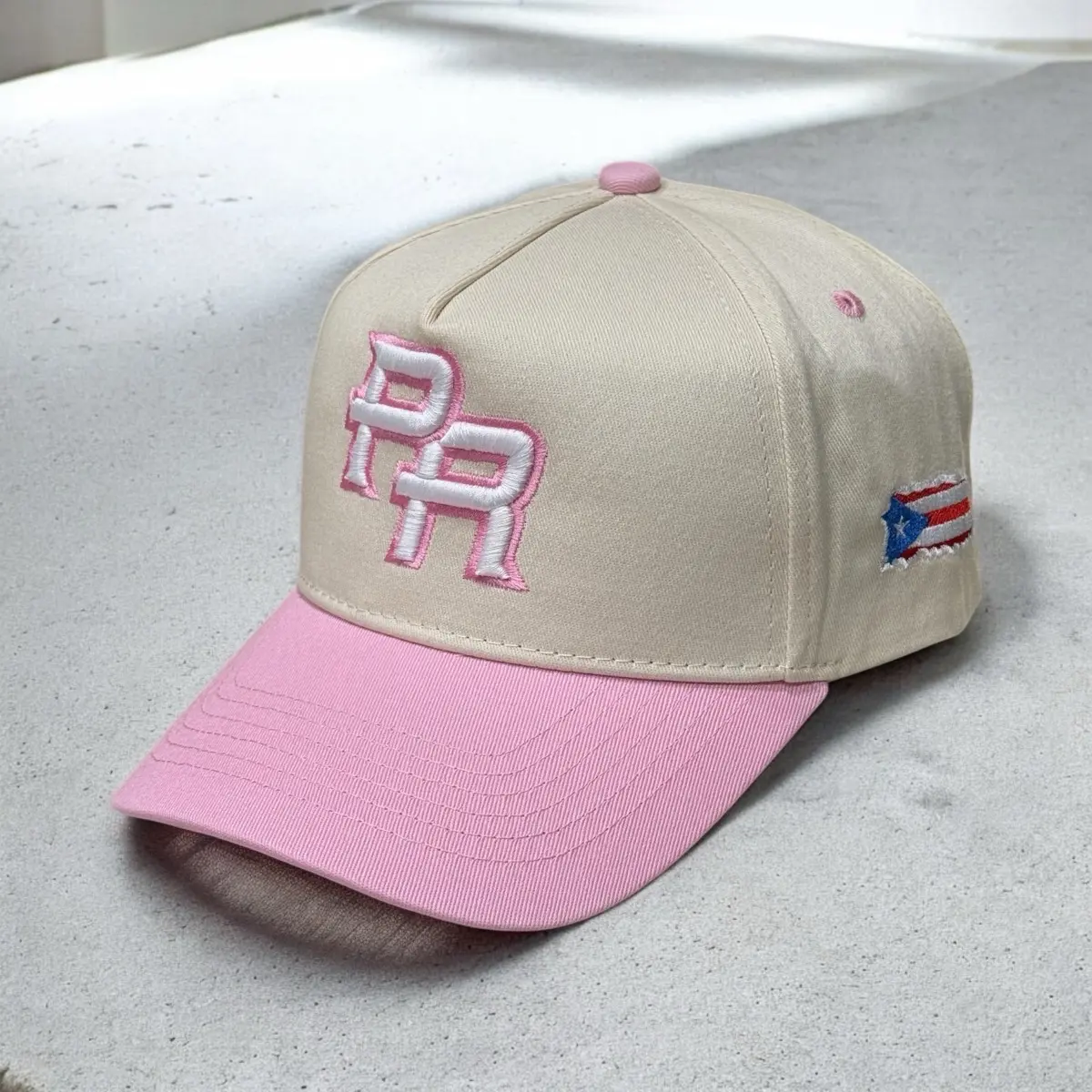 Natural/ Pink Brim