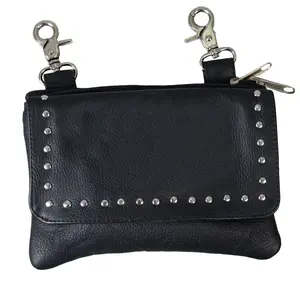 Ladies Magnetic Flap, Clip Pouch or Crossbody Bag with studs