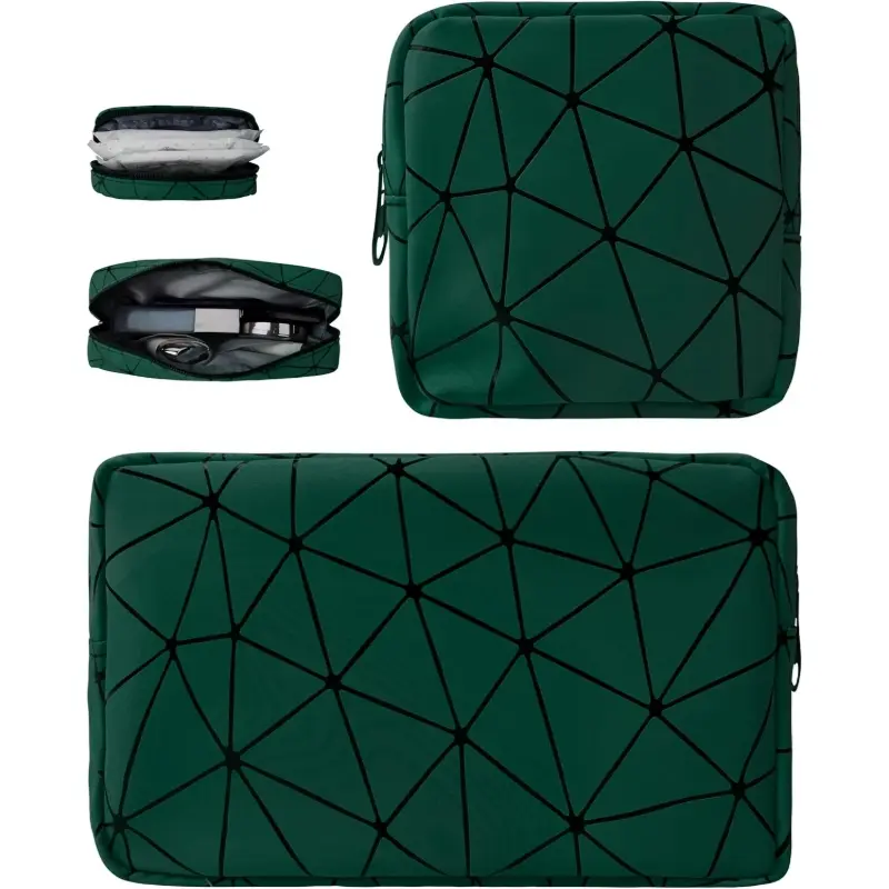 2-Piece Sanitary Napkin Storage Bag Set, Portable Period Pouches, Small Makeup Bags, Travel Cosmetic Bags, Wallets, Menstrual Pad Bags for Women, Travel Essentials