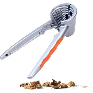 1-Piece Funnel Walnut Pliers – Extended Non-Slip Handle for Leverage, Funnel Catches Shell Fragments, for Walnuts, Pecans and Hazelnuts