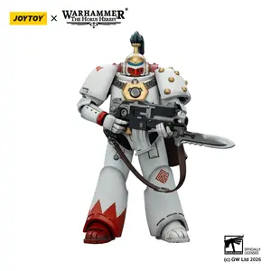 JOYTOY 1/18 Collectible Figurine, The Horus Heresy White Scars MKVI Tactical Legionary Action Figure JT03356