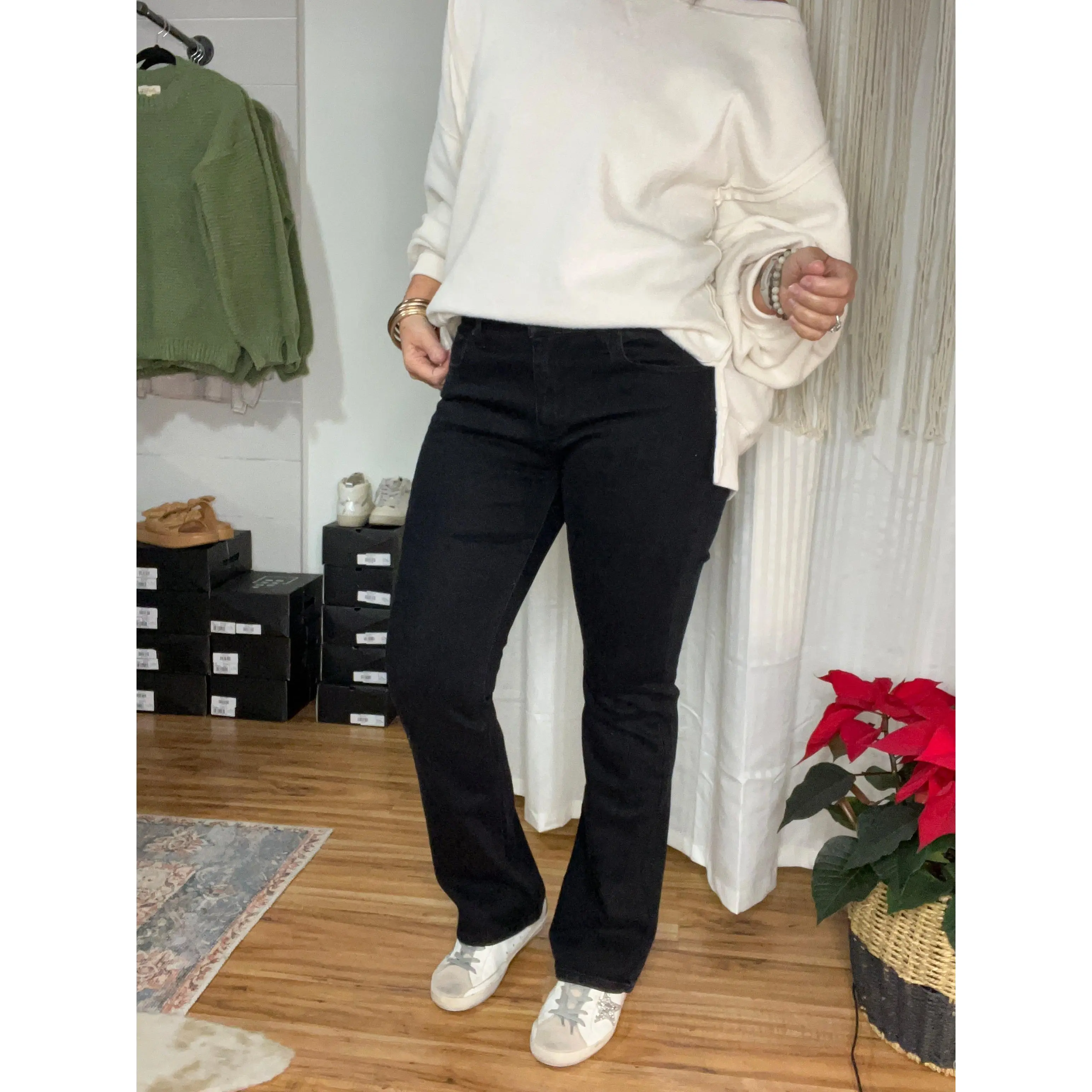 Black Bootcut Kancan