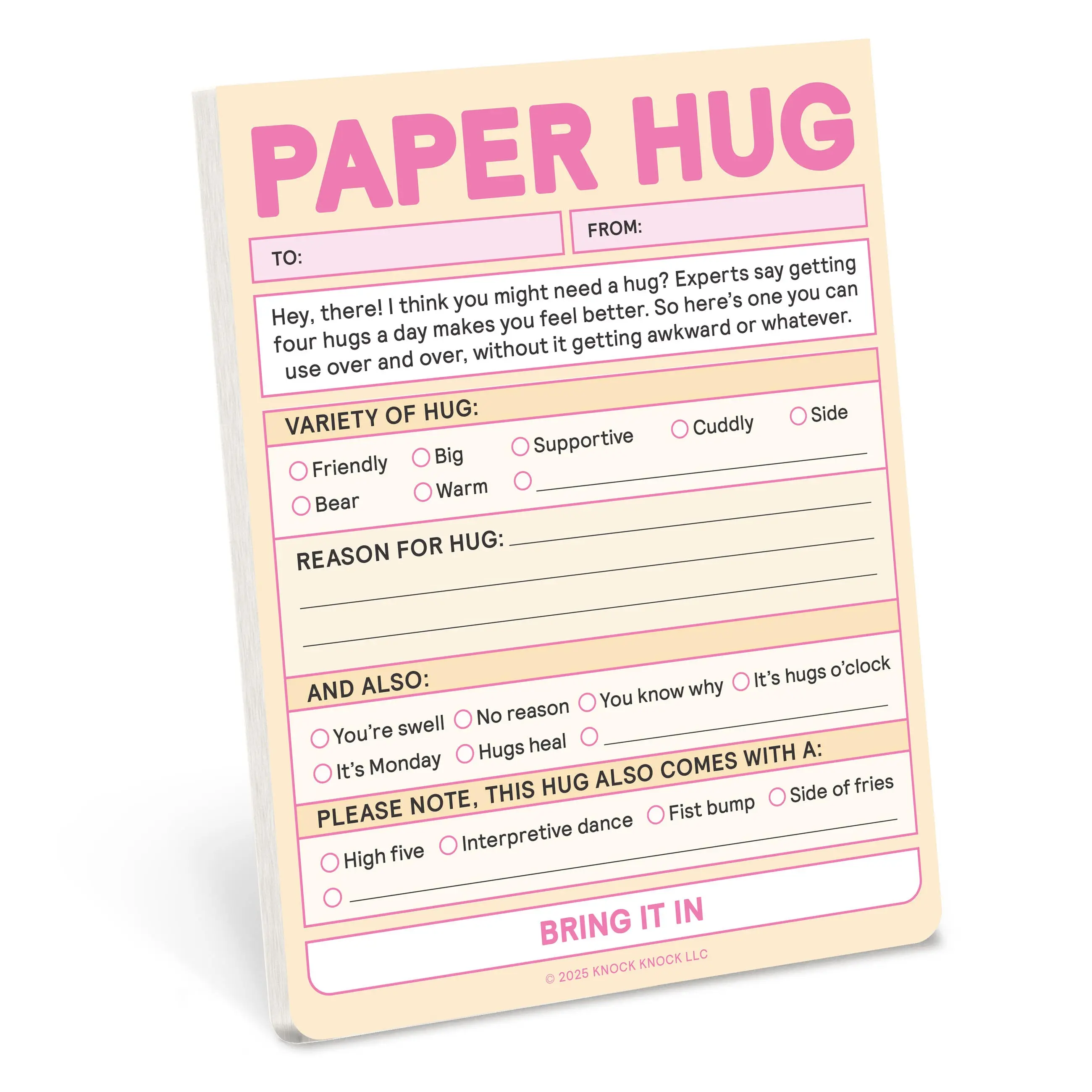Paper Hug Nifty Note Pad Paper Hug Nifty Note Pad