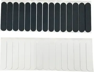 30pcs Hat Size Tape Hat Size Reducer Inserts Liner Foam Reducing Sizing Tape Sizer Self Adhesive for Hats Caps Make Smaller Sweatband Black White