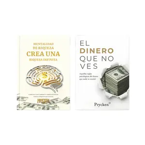 Prycken Pack Doble: Riqueza Mental + Psicología del Dinero | Doble Pack para Mejorar tus Decisiones Financieras y Crear Ingresos.Spanish speakers, ideal for personal growth enthusiasts and gift giving.