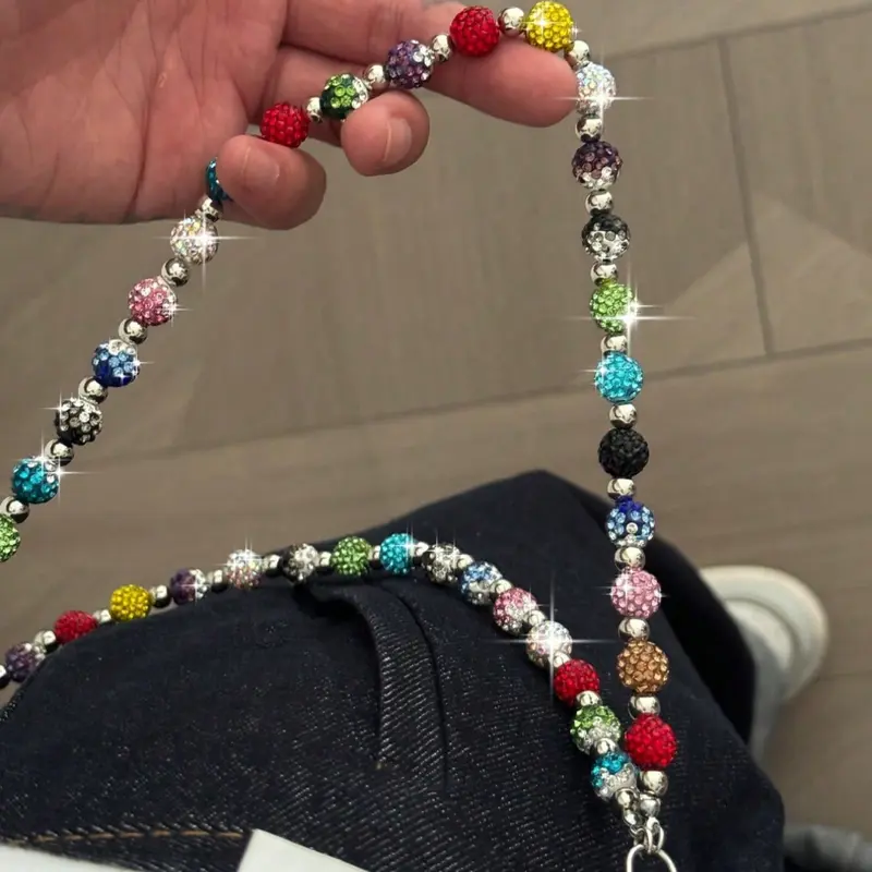 Men's Fashionable Multi-Layer Rhinestone Pants Chain, Decorative Chain Accessory, Casual for Pants Decoration, Perfect for Daily Wear & Music Festivals