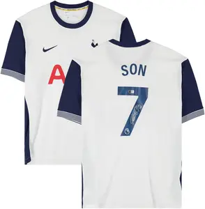 Son Heung-min Tottenham Hotspur F.C. Autographed 2024-25 White Nike Jersey - Fanatics Authentic Certified