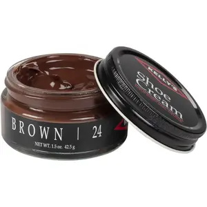 Kelly's Shoe Cream - Professional Shoe Polish - 1.5 oz - Brown
