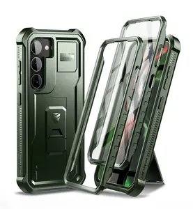 Dexnor Full Body Case for Samsung Galaxy S23 5G/6.1 inches, [Extra Front Frame] Heavy Duty Military Grade Protection Built-in Screen Protector and Kickstand for Galaxy S23 5G