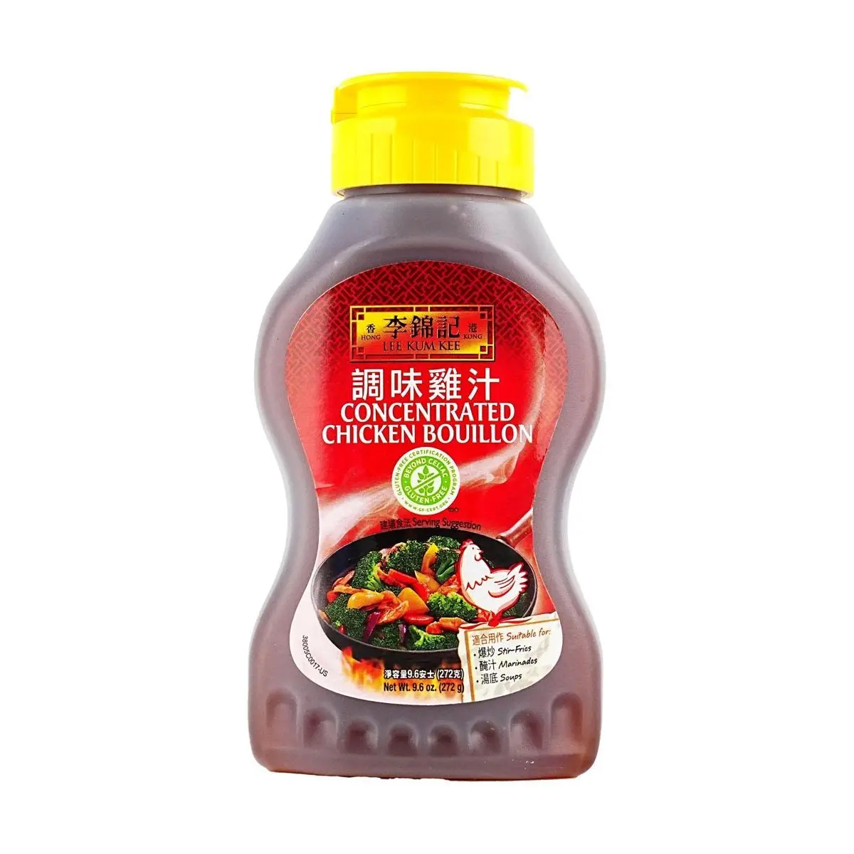 Lee Kum Kee Premium Chicken Flavored Broth 272g - Authentic Hong Kong Style Seasoning for Umami Rich Dishes