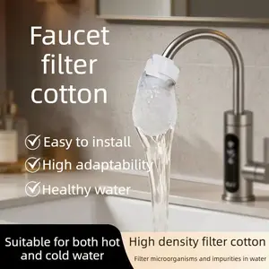 Splash-proof filter bags for faucets, groundwater, tap water, spring water, rust, silt, and impurities; thickened, universal, ultra-fine.