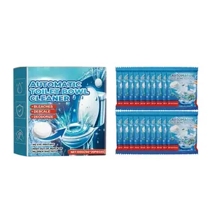Toilet cleaning tablets: Easy toilet cleaning, decontamination, highly efficient scale removal and odor elimination. Toilet cleaning effervescent tablets