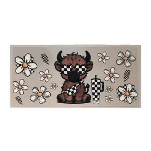 Cow 16 oz Cup Wraps