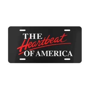 Chevy The Heartbeat of America License Plate, Chevrolet Classic Tag, Vintage Style Car Accessory, Chevy Lover Gift