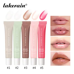 Long-lasting Hydration Lip Balm Butter Set, 5 Counts/set Moisturizing Lip Balm, Smooth and Non-greasy Texture, Perfect Lip Care Product for Summer, Hydrating Lip Balm