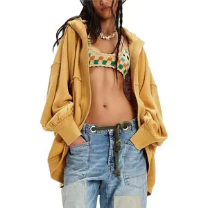 SlouchyBohoHoodieCardiOpenFront,DropShoulder,HoodedSlayBeachDays&Bonfires!