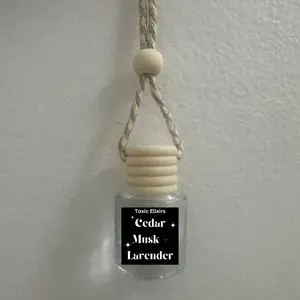 Cedar Musk & Lavender Scented Car Air Freshener Diffuser