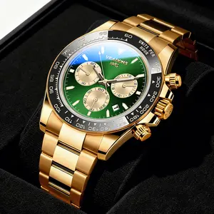 【DealsForYouDays】Men's  Luxury Dress Watch Business Fashion VALENTINE'S DAY GIFT  Quartz Watch Multifunctional wristwatch Chronograph QuartzMovement Luminous Date WaterResistant Boss Wristwatch for Party DailyWear Birthday Gift with Box