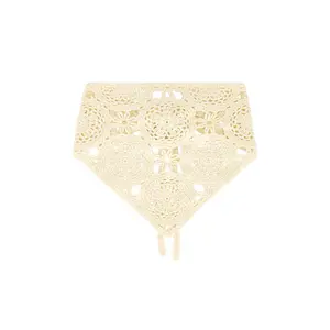 Casa Clara Nora Hand Knit Headscarf in Ivory