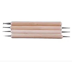 4 Pcs Embossing Stylus Set with Different Size Double End Tracing Dotting Tool Stylus for Carbon Transfer Paper Painting Pottery Clay Craft Embossing Art