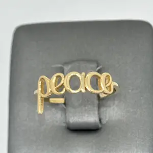 14k Peace Ring
