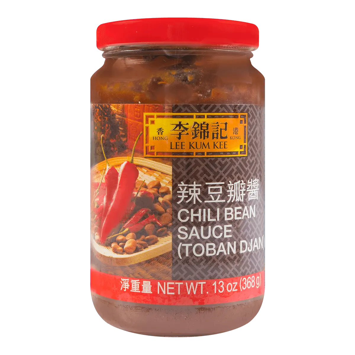 Lee Kum Kee Hong Kong Style Chili Bean Paste 368g - Authentic Sichuan Flavor, Fermented Broad Bean Sauce for Stir-fry, Dips, Marinades