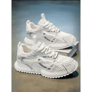 Unisex Retro German Training Shoes, Thick Sole Height Increasing Sneakers, Breathable Casual Dad Shoes for Men & Women