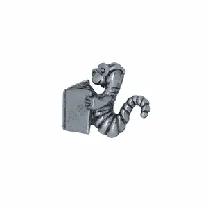 Bookworm Lapel Pin