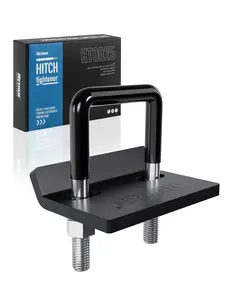 Anti Rattle Hitch Tightener 1.25", 2", 2.5", Rubber Coated Hitch Stabilizer for Trailer Accessories, Hitch Clamp Reduce Movement on Hitch Mount Hitch Tray Cargo Carrier Bike Rack,Black