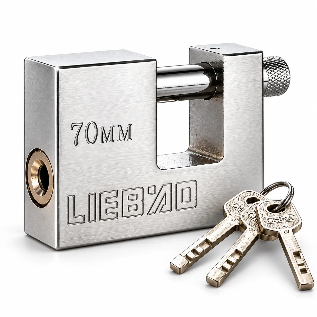 Heavy Duty Padlock Supplied With 3 Keys，High-Security Anti-Theft Lock Perfect for Garages Warehouses Containers Storage Cupboards Outbuilding Doors & Motorbike Sheds Padlock