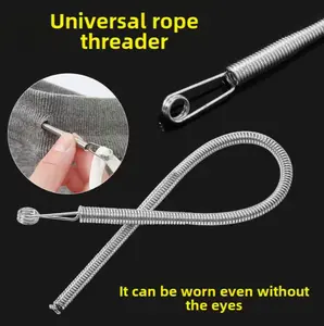 Effortless Threading Tool for Family Sewing Cord Garter Flexible Multi-Purpose Elastic Band Waist Webbing Auxiliary Spring Eye Device Universal Rope Threader