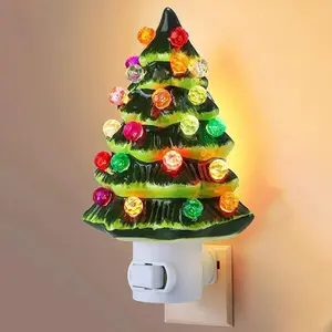 Christmas Tree NightLight, Plug in Christmas Tree with Lights Christmas Decor, Christmas Decorations Indoor Accessories
