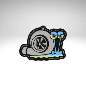 OnlySlow Turbo Snail Air Freshener with Black Ice Scent for Car Aromatherapy Odor Removal Easy to Use Diffuser Long Lasting Fragrance Unique Decoration Piece