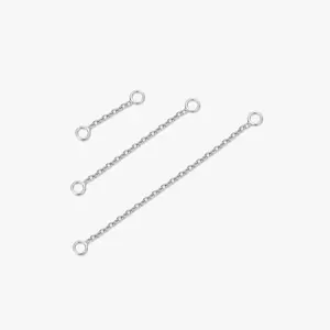 Chain Connectors in Silver