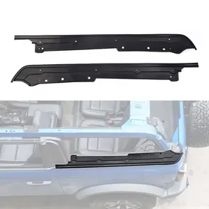 TPE Rear Body Tub Rail Cover Armor Guard for 2021+ Ford Bronco 2-Door Version, 2-Pieces, Perfect Fit, UV Resistant, DIY Install Protector