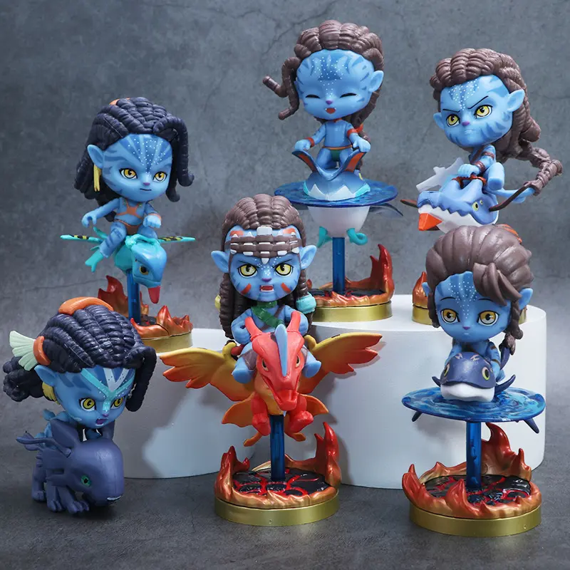 Q Version Avatar Series Fire & Ashes Blind Box Figure Toy, Blind Bags, Pvc Action Figures, Movie Peripheral Collectible Model, Gift Decoration, Collectible Figurines, Figurines For Collectors, 1 Piece