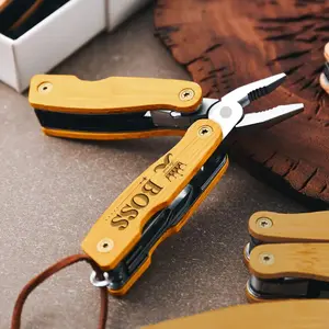 1pc Needle-Nose Pliers Folding Pocket Multi-Tool (Custom Engraved) - Ultimate Groomsmen Gift, Best Man Wedding Present, Dad's Father's Day Survival Tool, Perfect for Birthdays, Christmas & Thanksgiving