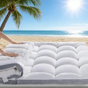 Memory  Mattress Topper, Extra Soft 1300 GSM Pillow Top Mattress Pad for  ,Breathable Mattress Cover for  Shredded Memory  Filled (, 78"x80")