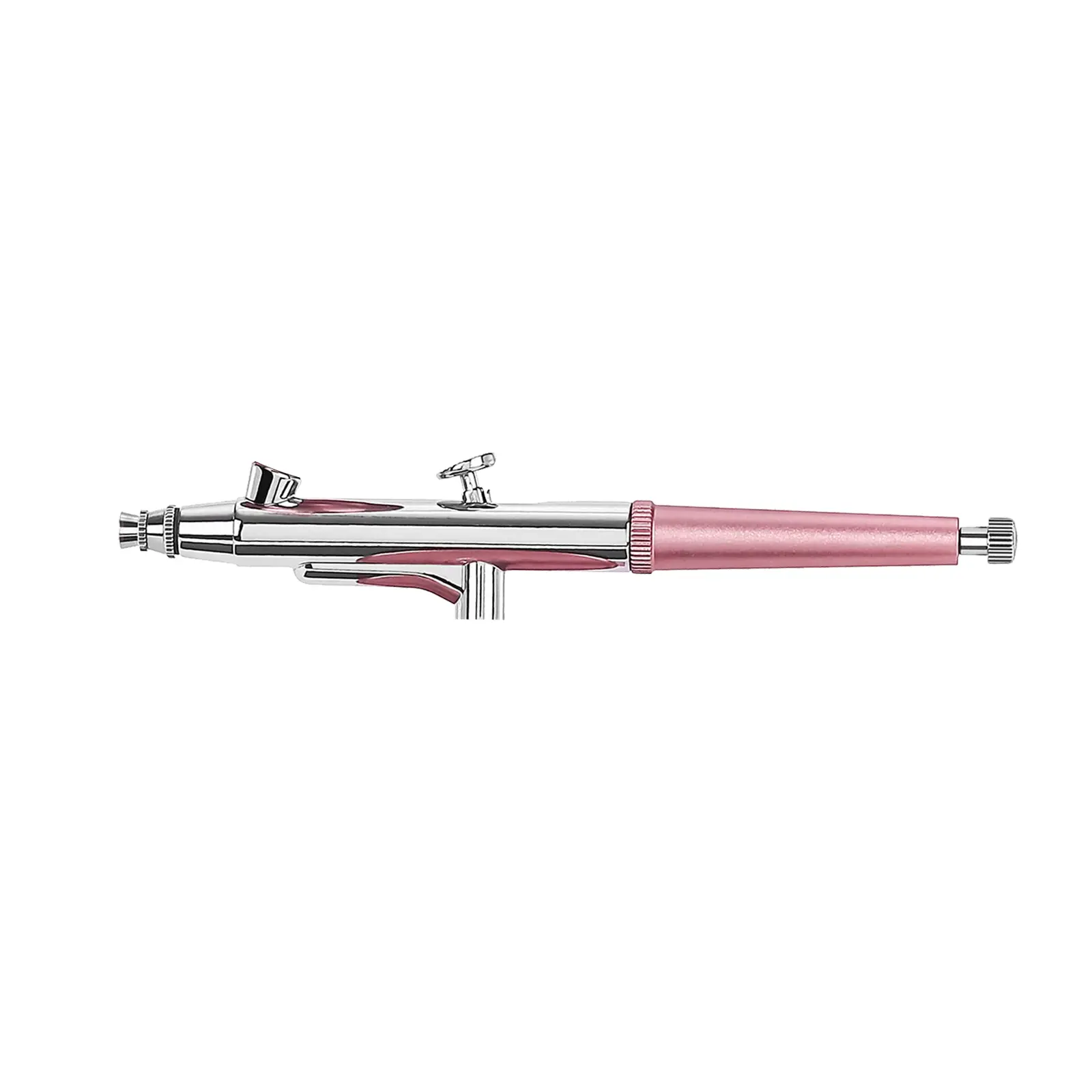 Airbrush Kit Portable Airbrush Accessories Air Brush Kit with Air Compressor 0.3 mm Needles Air Brush Gun Set for Painting,Model,Cake Decorating，Makeup，Nail Art (Pink -0.3 Nozzle