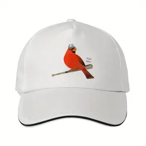 St. Louis Red Cardinal Humorous Bird Design Baseball Cap Casual Dad Hat