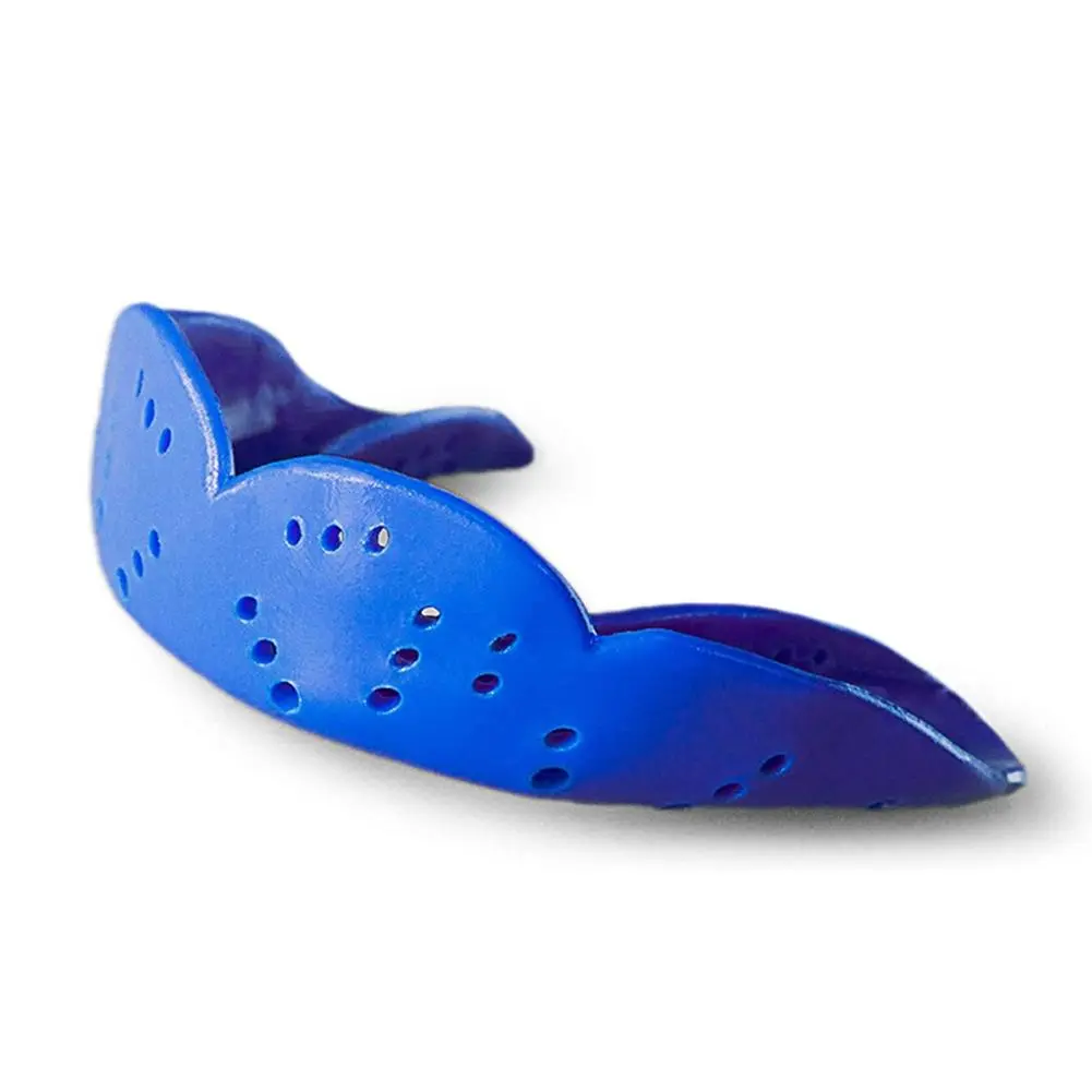 Sport Mouth Guard EVA Teeth Protector Adults Mouthguard Tooth Brace Protection Basketball Rugby Boxing Karate,Blue