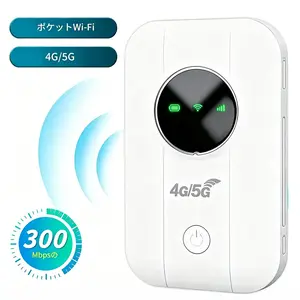 2026 5G Portable WiFi Hotspot,4G LTE Mobile Hotspot Router Worldwide Portable,Supports 10 Users at The Same Time,300Mbps High Speed,2100mAh Long-Lasting Battery,White,EUROPE&ASIA