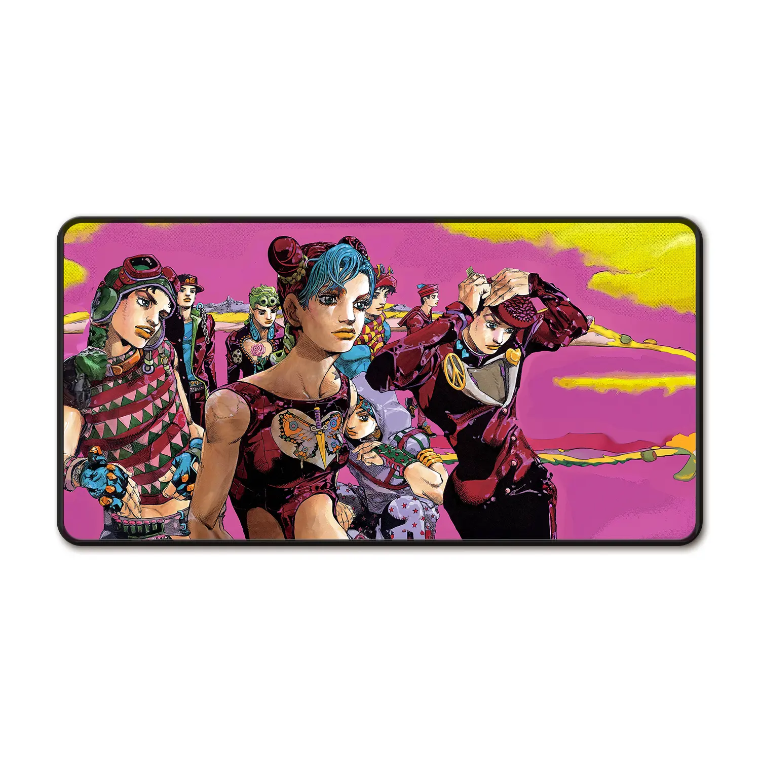 Extra Large Bizzare Anime Mousepad - Anti-Slip Rubber Base Manga Deskmat