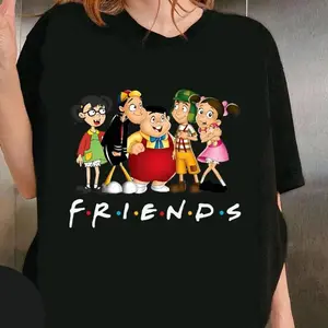 Black El Chavo Del 8 T shirt Iconic Character Art
