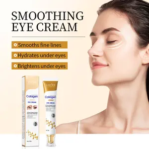 Hydrating Collagen Eye Gel Cream | Anti-Aging & Brightening Under Eye Care | Dark Circles & Puffiness Relief