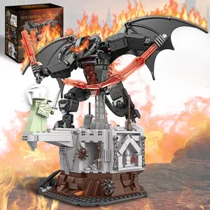 The King of the Magic Rings Devil Building Set for Adults, 988pcs Dark Lord Monsters Vs Figure Collection Gift, Great Toy for Kids 14+ Building Blocks, Building Kit, Building Block Model